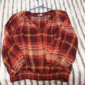 Women's blouse plaid
